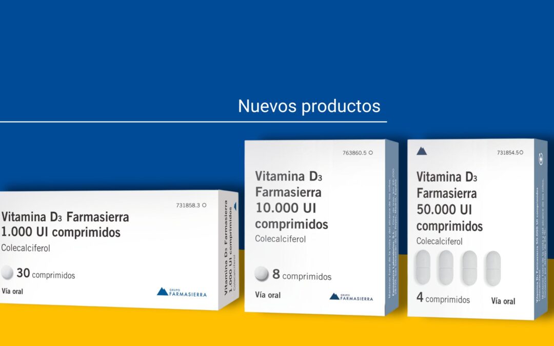 Lanzamiento de dos nuevas presentaciones de vitamina  D3 en comprimidos con 1.000 UI y 10.000 UI